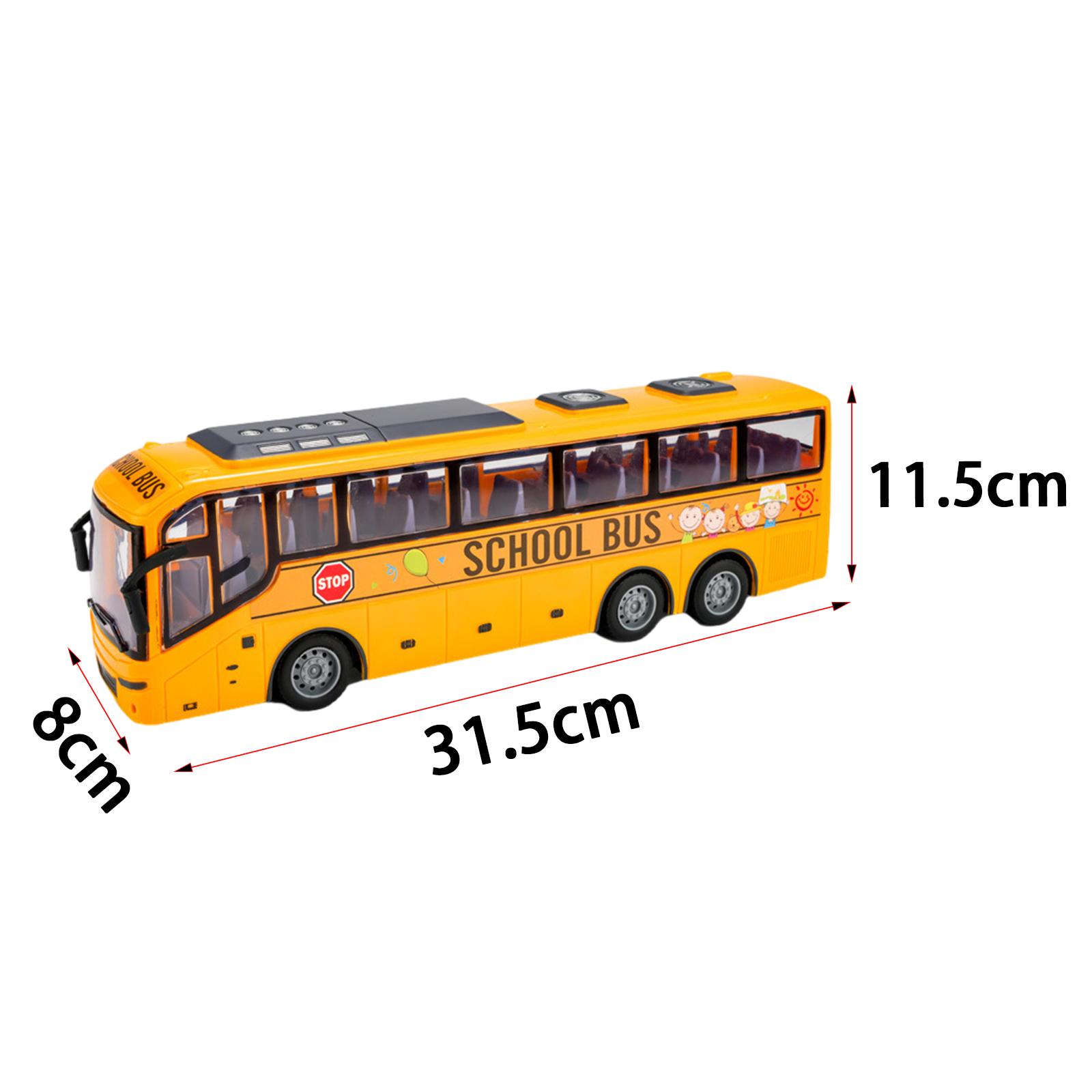 Kids Education Channel - Afstandsbestuurde bus met realistische verlichting en