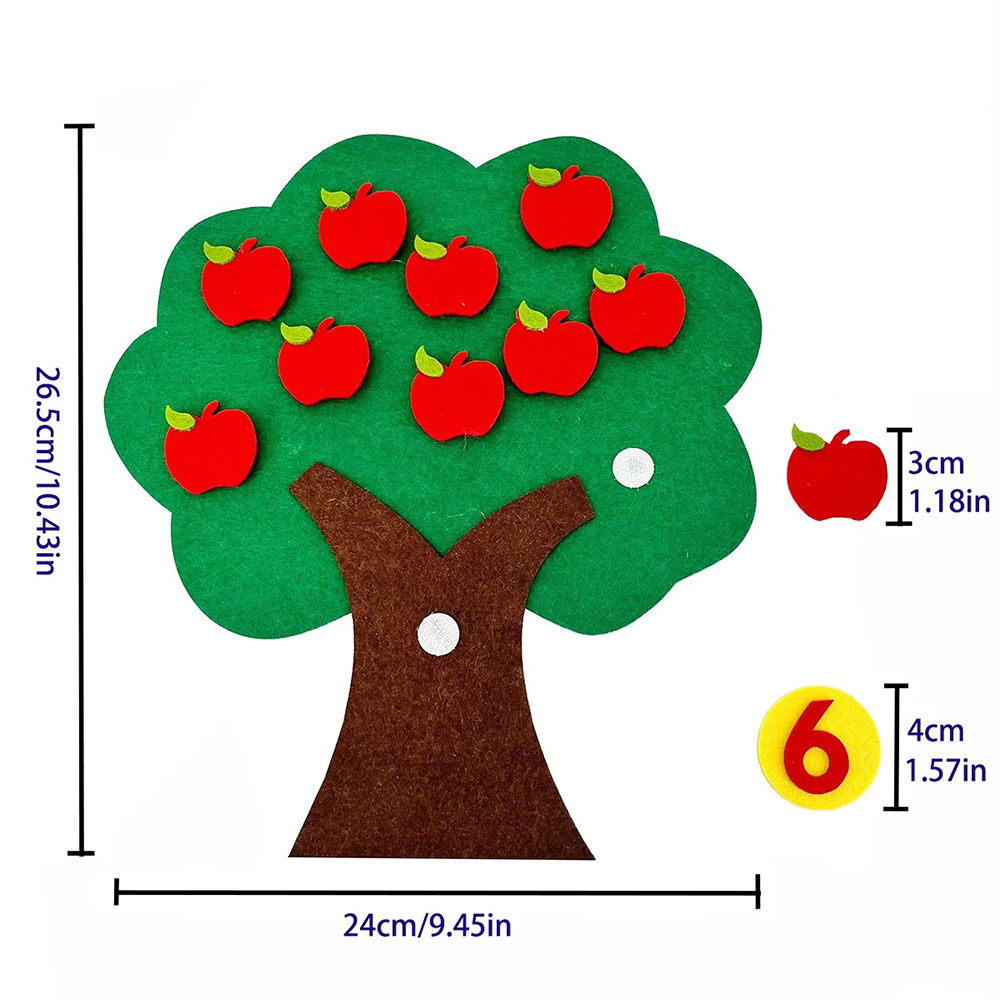 Montessori Fruitboom Tel Speel - Kids Education Number recensie en prijs