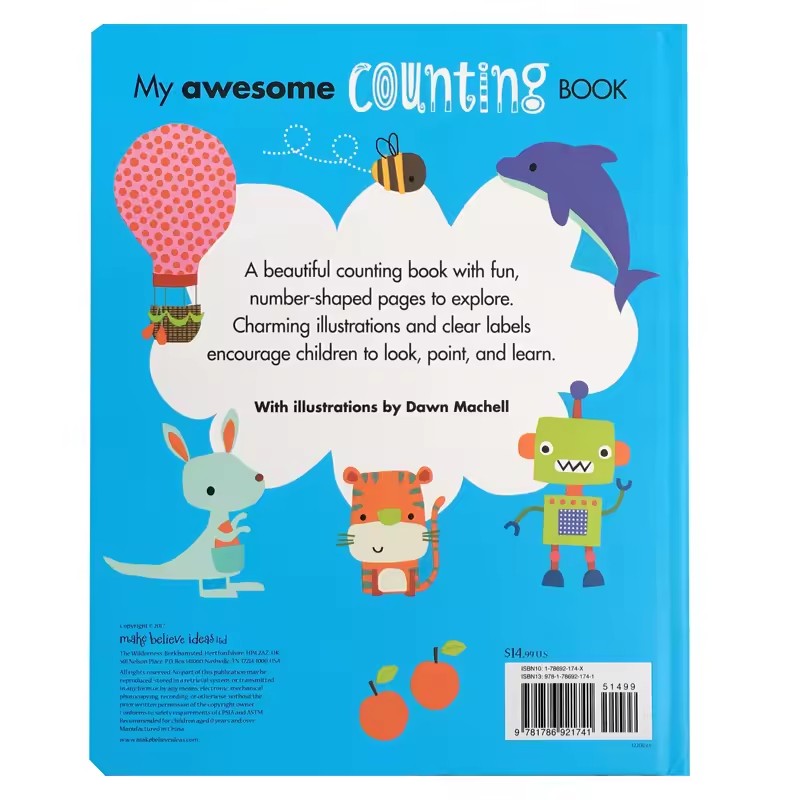 Mijn geweldige telboek - Engel - Kids Education Number recensie en prijs