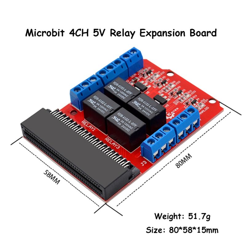 A40I Microbit 4-kanaals relais - Kids Education Channel recensie en prijs